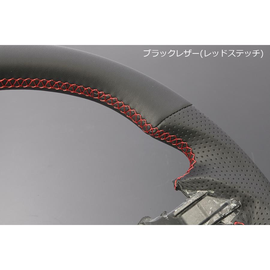 純正交換 コンビステアリング ブラックレザー ガングリップ -JB64W