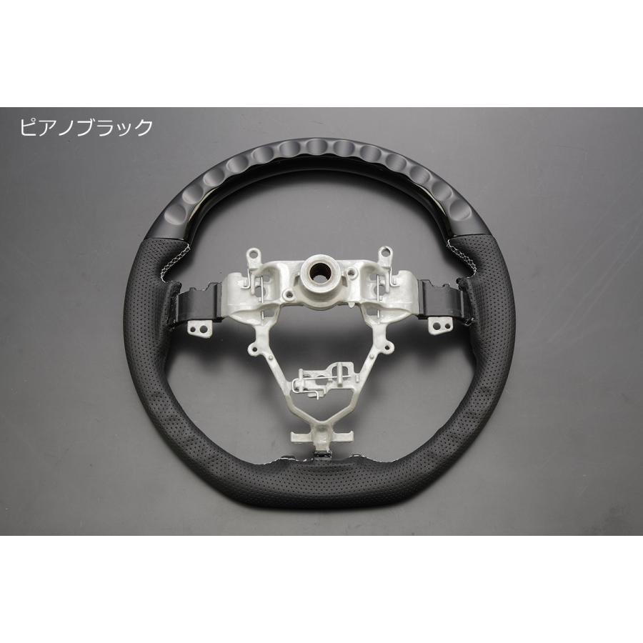 純正交換 コンビステアリング ブラックレザー ガングリップ -JB64W