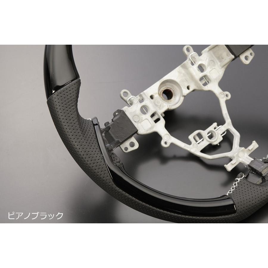 純正交換 コンビステアリング ブラックレザー ガングリップ -JB64W