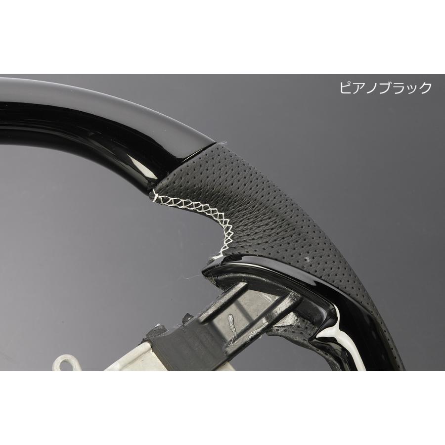 純正交換 コンビステアリング ブラックレザー ガングリップ -JB64W
