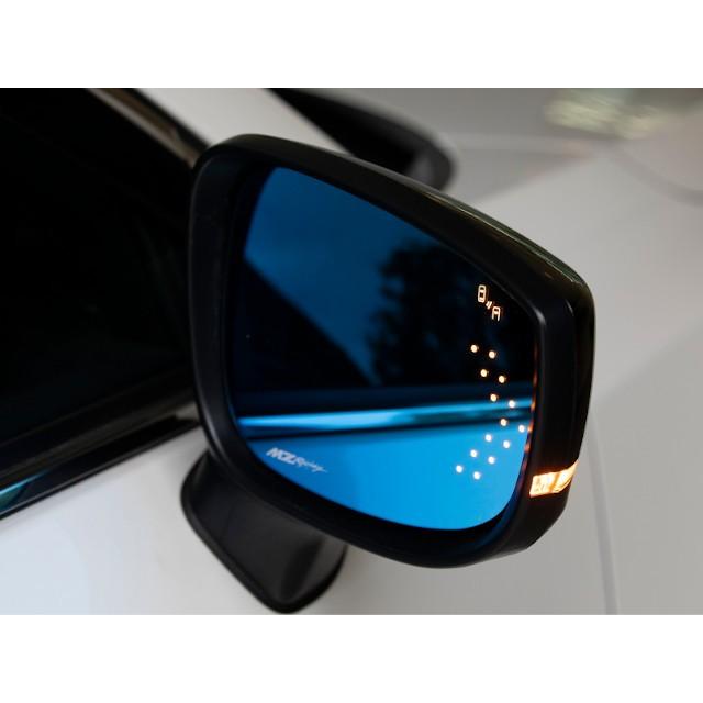 MZ Racing ウインカー＋BSM マルチファンクションLEDブルーミラー