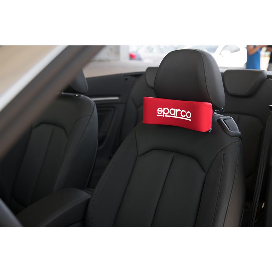 sparco スパルコ ネックピロー レッド RED : カーパーツライジング
