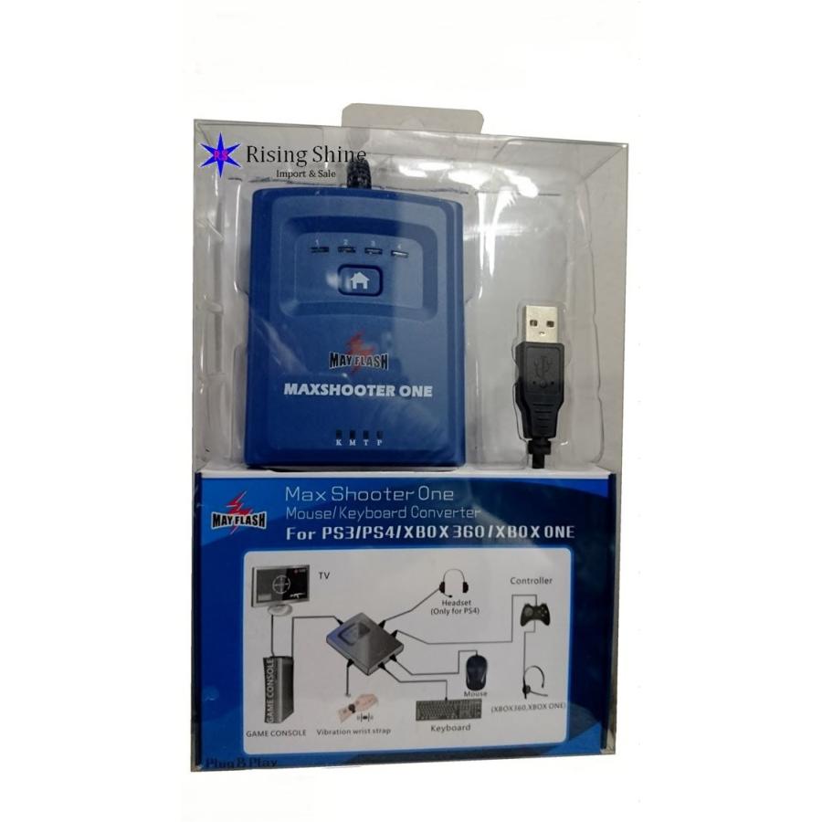 Mayflash Max Shooter One マウス/キーボード コンバーター PS3/PS4/XBOX 360/XBOX ONE用 [並行輸入品] Mayflash 日本未発売 Max Shooter One マウス/キーボード コンバーター