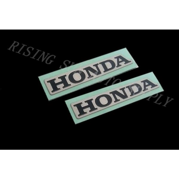 ホンダ 純正 ステッカー HONDA ブラック/グレー 50mm 2枚セット｜risingsun-autosupply｜02