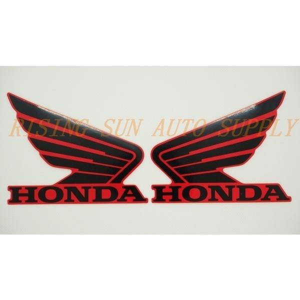 ホンダ（HONDA） 純正 ウイング マーク ステッカー 左右Set [ブラック