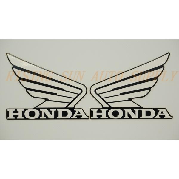 ホンダ（HONDA） 純正 ウイング マーク ステッカー 左右Set [ホワイト