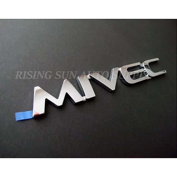 三菱（MITSUBISHI） 在庫なし 海外 純正 MIVEC エンブレム 輸出仕様