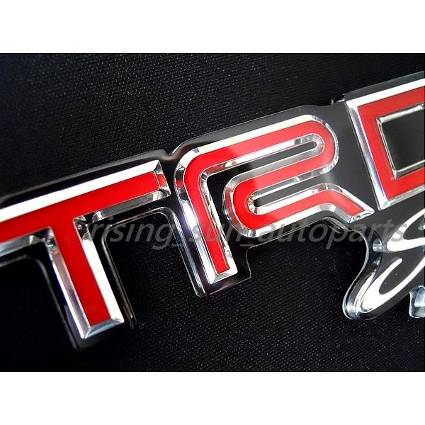 当時物 TRD Sports グリル用エンブレム 純正 トヨタ - TRDフロントグリル用エンブレム レッドの通販 by u.y.k's