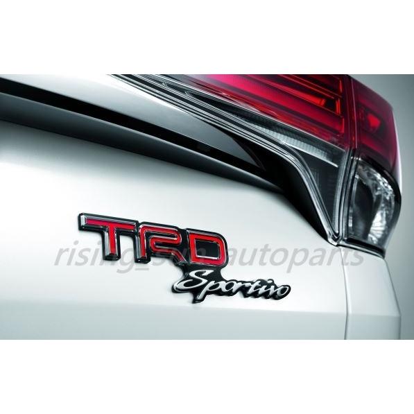 トヨタ 海外 純正 TRD Sportivo エンブレム 海外 純正 輸出仕様 TOYOTA GENUINE PARTS｜risingsun-autosupply｜05