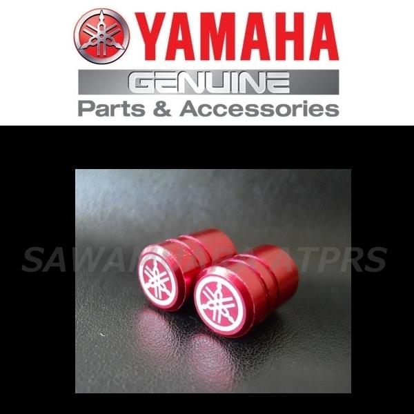 ヤマハ 純正 出荷 音叉 エアーバルブキャップ レッド 長さ 16mm X 外径 ポイント消化 クリックポスト送付 送料無料 Parts アルミ Yamaha Genuine 12 5mm