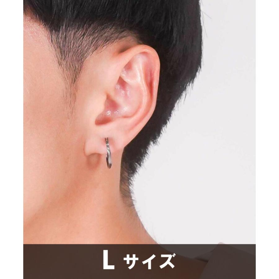 LION HEART ライオンハート for Gift ツイスト フープピアス LION HEART ライオンハート for Gift ツイスト フープピアス