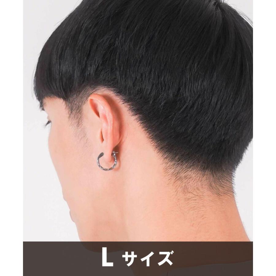 LION HEART ライオンハート for Gift ツイスト フープピアス LION HEART ライオンハート for Gift ツイスト フープピアス