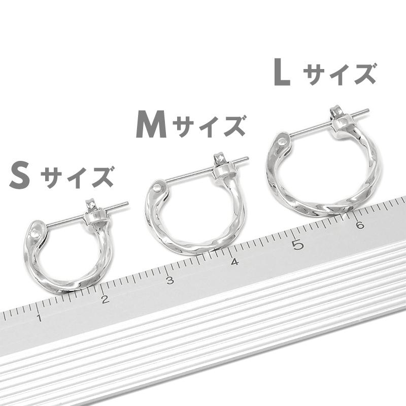 LION HEART ライオンハート for Gift ツイスト フープピアス LION HEART ライオンハート for Gift ツイスト フープピアス