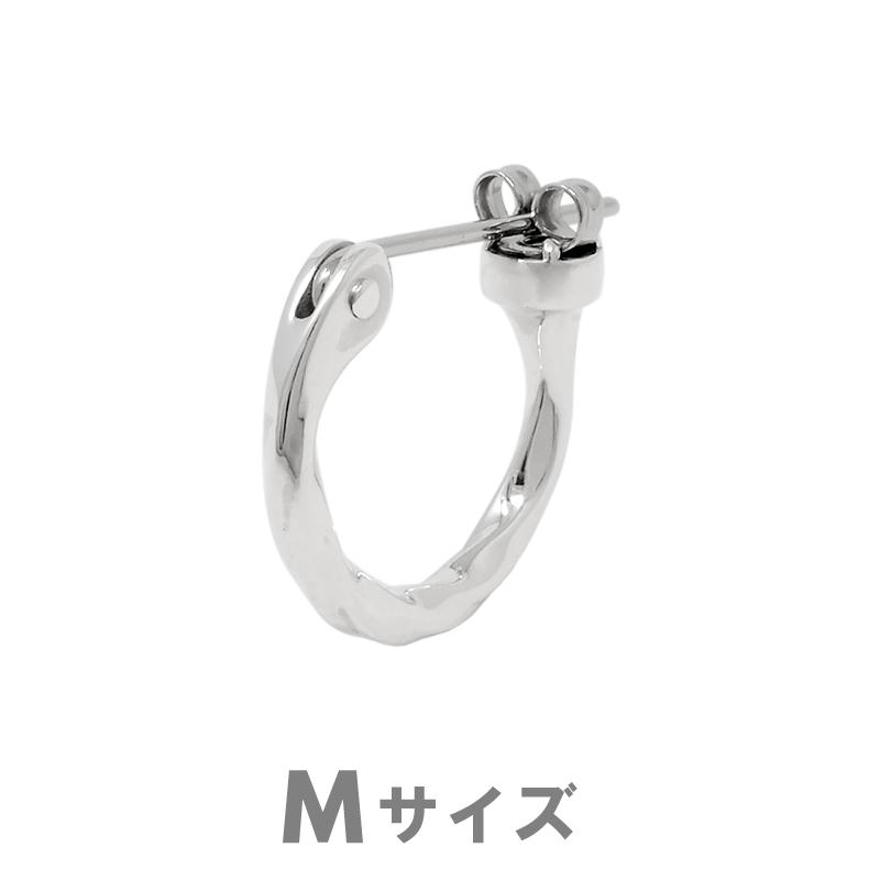 新品　ライオンハート　ツイスト　フープ　ピアス　LION HEART　シルバー LION HEART ライオンハート for Gift ツイスト フープピアス