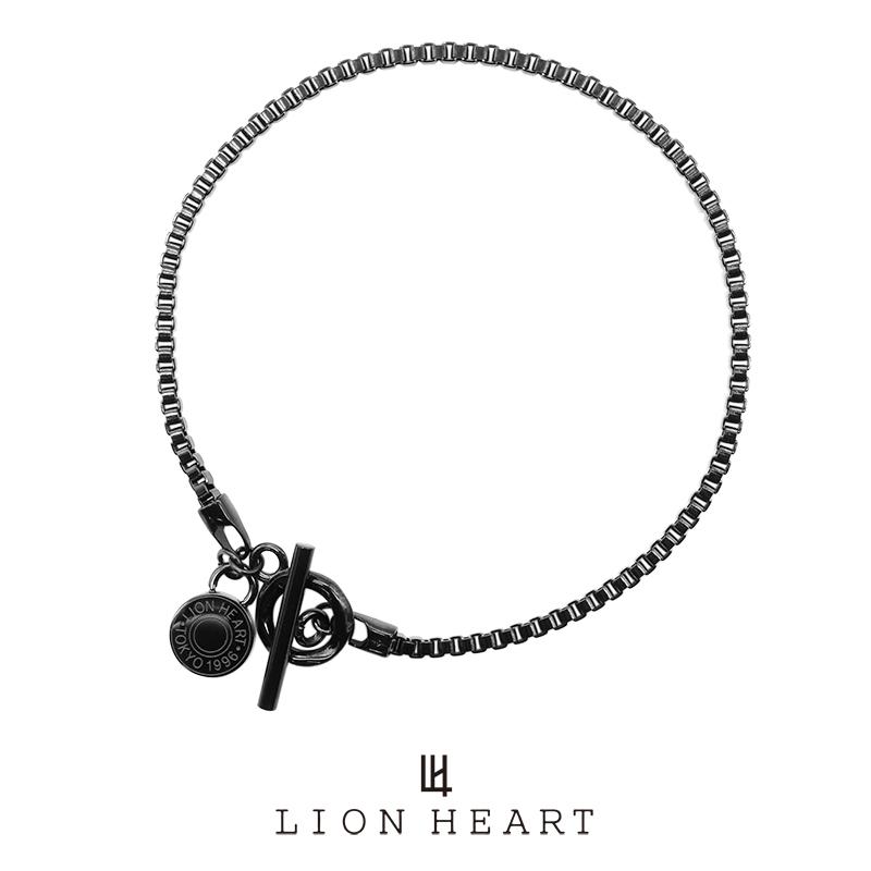 LION HEART（ライオンハート） スキニーチェーンブレスレット ブラック 