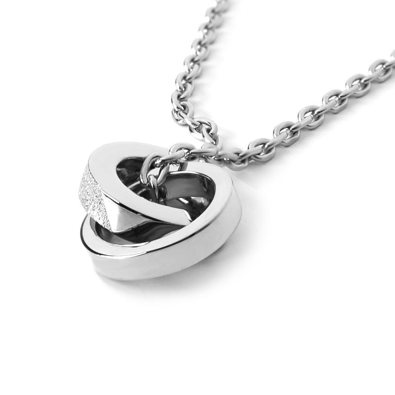 【即発】LION HEART ネックレス メンズ SAND ダブルリング 316L LION HEART ライオンハート LH-1 “SAND” ダブルリングネックレス