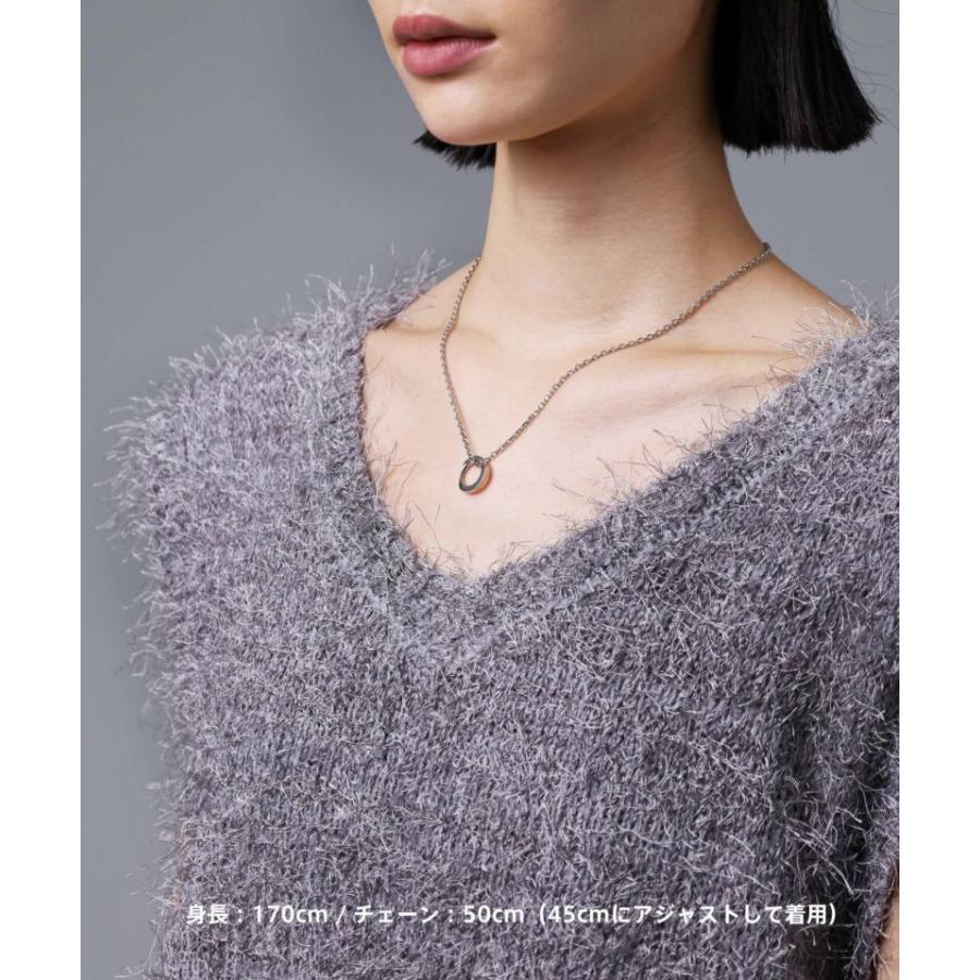 ライオンハート LH-1 ワン ツイスト リング ネックレス  サージカルステンレス316L 金属アレルギー対応 03NE072ASV LION HEART | LION HEART | 11