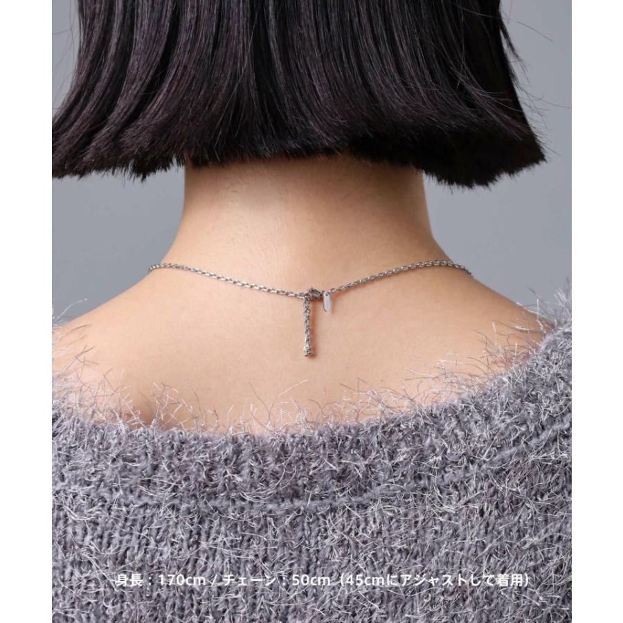 ライオンハート LH-1 ワン ツイスト リング ネックレス  サージカルステンレス316L 金属アレルギー対応 03NE072ASV LION HEART | LION HEART | 13