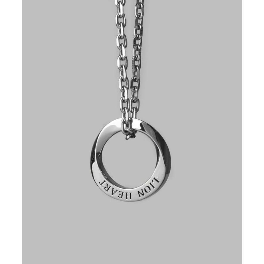 ライオンハート LH-1 ワン ツイスト リング ネックレス  サージカルステンレス316L 金属アレルギー対応 03NE072ASV LION HEART | LION HEART | 14