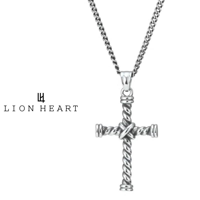 LION HEART（ライオンハート） LH-1 ノットクロスネックレス 
