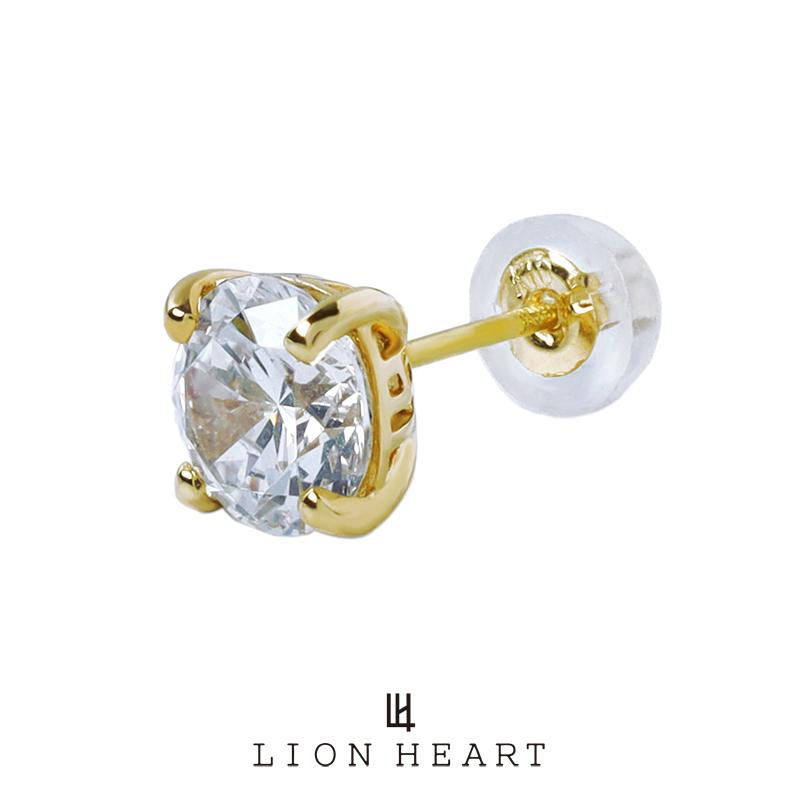 LION HEART ライオンハート for Gift スタッズピアス ロゴ