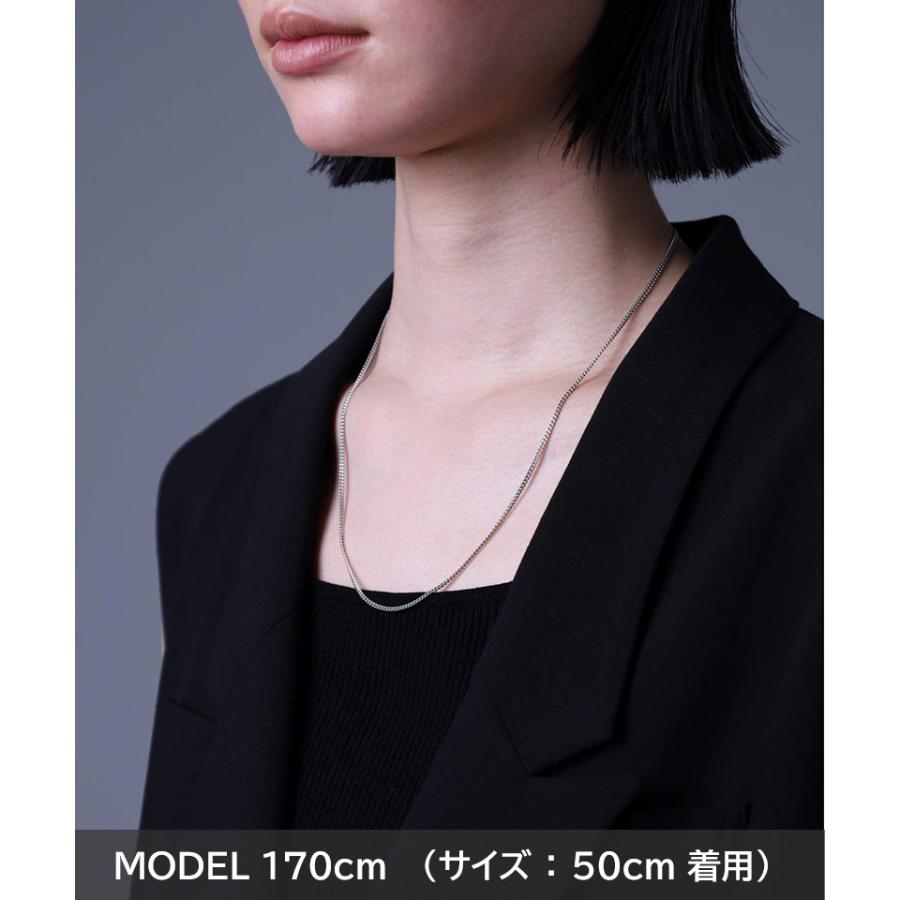 ライオンハート BASIC スモール シルバー チェーン ネックレス 喜平 シルバー925 1NC039C (チェーン幅1.5mm / 長さ50cm or 60cm)  LION HEARTの画像