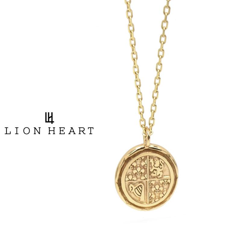 ライオンハート クレスト プチネックレス K10ゴールド 1NE270A0YG LION HEART Petite Modern 10金ネックレス