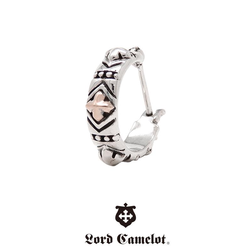一 番 安い もの ロードキャメロット クロスフープピアス Lc512 シルバー925 ロイヤルシルバー Lord Camelot シルバーピアス 1点売り 片耳用 ケース付き メンズ ブランド 高い買取 Shirleyryan Ca