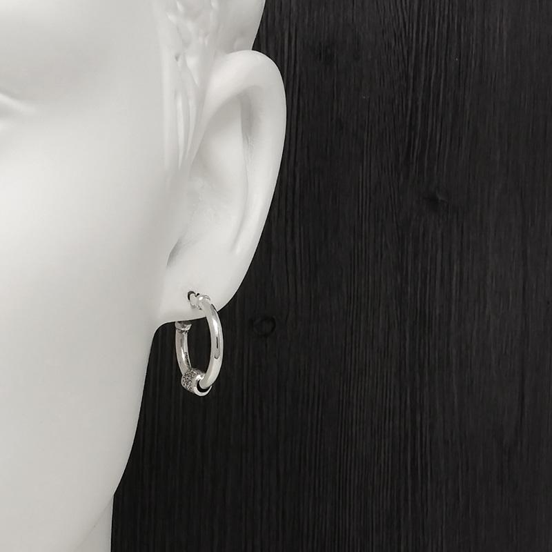 Lord Camelot シルバー ピアス(片耳用) LC 540 GNTロードキャメロット(Lord Camelot)シルバーピアス