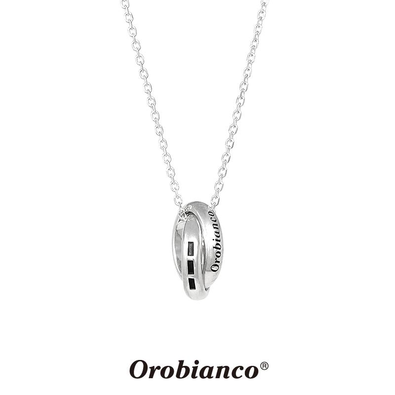 最適な価格 オロビアンコ ネックレス ダブルリング Oren042bks シルバー X ブラック シルバー925 チェーン45 5cm Orobianco Necklace ブランド メンズ レディース Oren042bks メンズアクセサリー Rism Town 通販 Yahoo ショッピング 日本製 Artech Mi It