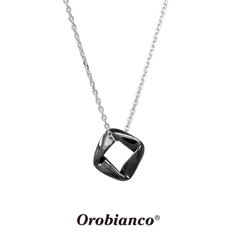 オロビアンコ ネックレス Oren043b ブラック シルバー925 チェーン45 5cm Orobianco Necklace ブランド メンズ レディース プレゼント 送料無料 Oren043b メンズアクセサリー Rism Town 通販 Yahoo ショッピング