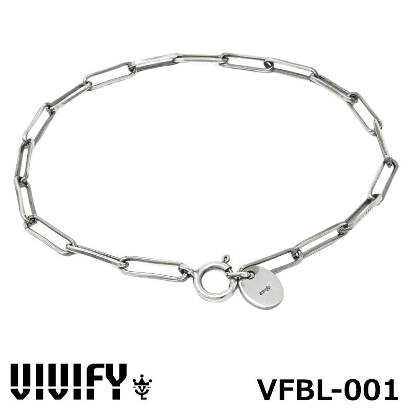 VIVIFY（ビビファイ） レクタングル チェーンブレスレット シルバー925