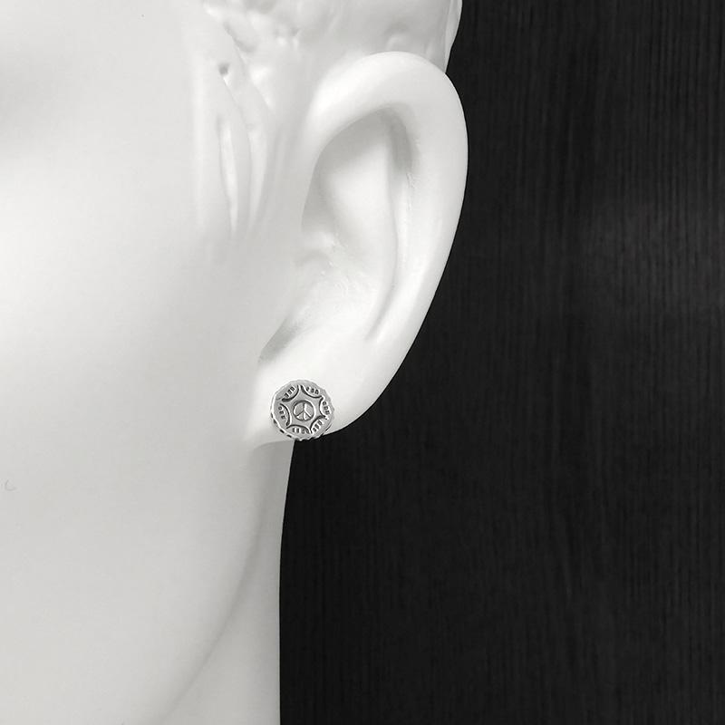 VIVIFY（ビビファイ） スタッドピアス 【ピースマーク、橋(繋がり)、雨