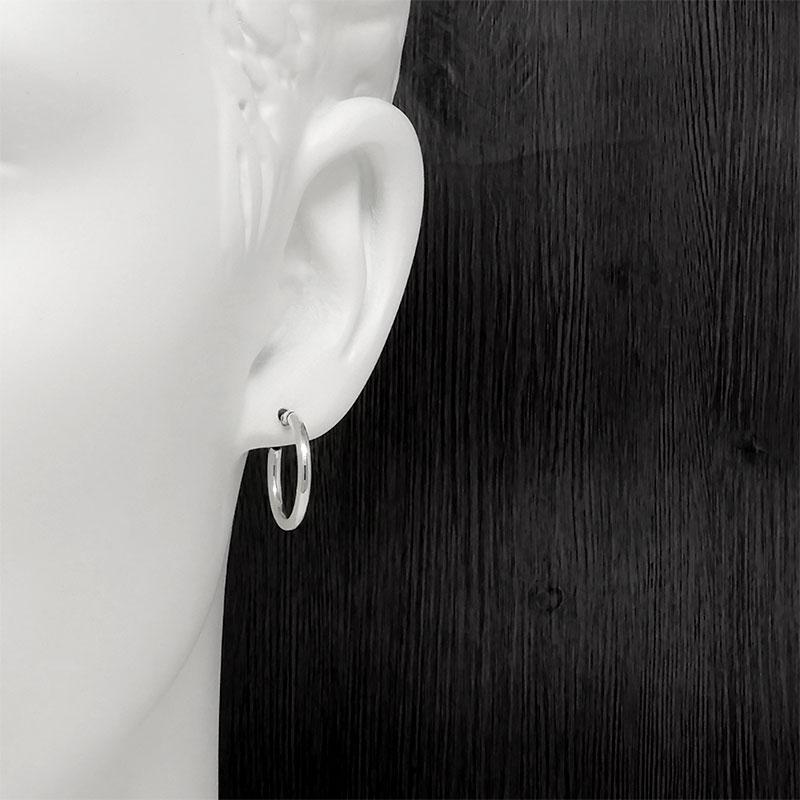 VIVIFY（ビビファイ） フープピアス Lサイズ シルバー925 VIVIFY VFP