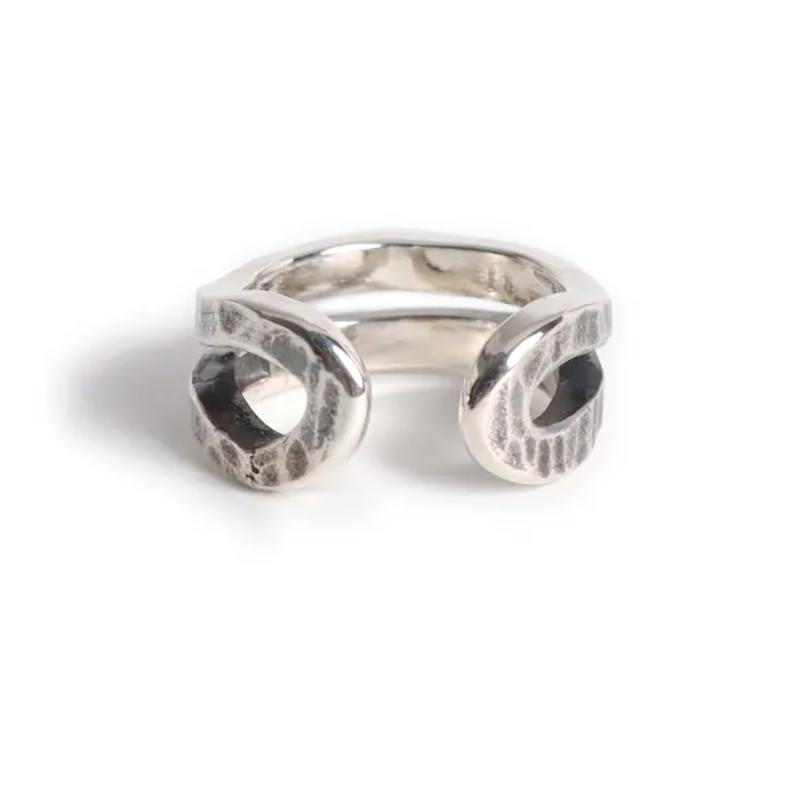 ビビファイ 槌目(ツチメ) イヤーカフ シルバー925 VIVIFY VFP-291 Loopin' Ear cuff/ Hammered finish 1点売り 片耳用の画像