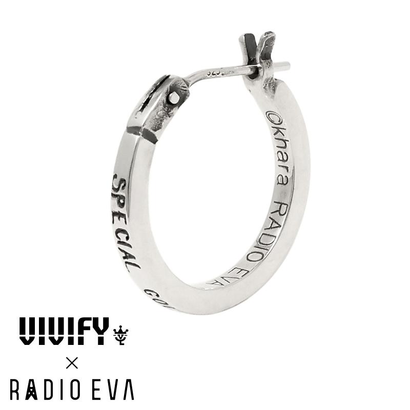 VIVIFY（ビビファイ） EVANGELION SquareLine Hoop Pierce シルバー925 