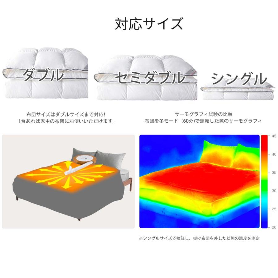 爆買 布団乾燥機 衣類 乾燥 除湿 湿気 送風 あたため ダニ カビ タイマー 布団クリーナー ふとんクリーナー | RISOU | 12