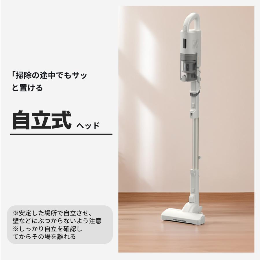 【1000円オフ!!クーポン⇒9,980円】掃除機 コードレス 軽量 スティック掃除機  ハンディクリーナー 充電式 吸引力強い掃除機 | RISOU | 06