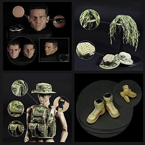 ViiKONDOアクションフィギュア1/6スケールマルチカムスナイパー陸軍軍人セット12インチ柔軟兵士玩具大人向け ViiKONDOアクションフィギュア1/6スケールマルチカムスナイパー陸軍軍人セット12インチ柔軟兵士玩具大人向け