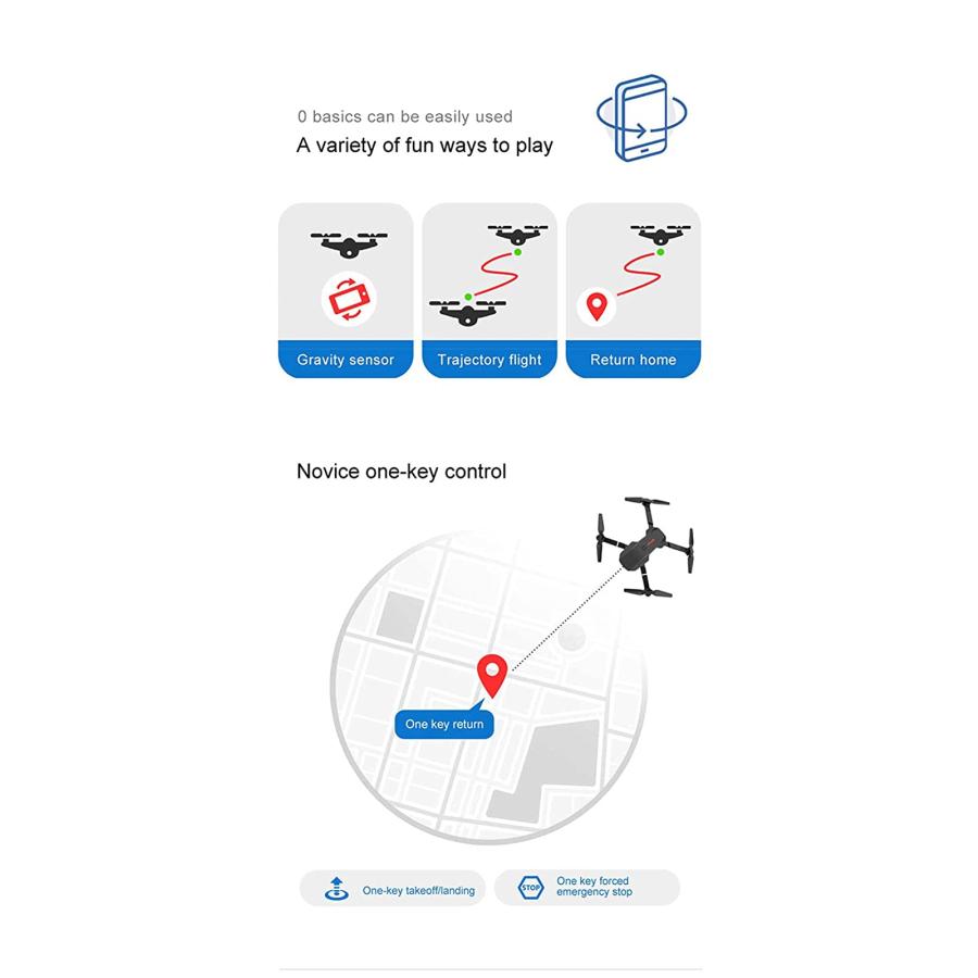 E88 Pro 4Kドローン大人・子供・初心者向けデュアルカメラ搭載、Wifi FPV折り畳み式ドローンビジュアルポジショニング、高さ保持RCクアッドコプター、オート Ultra E88 Pro 4Kドローン大人 子供 初心者向けデュアルカメラ搭載 Wifi FPV折り畳み式ドローンビジュアルポジショニング 高さ保持RCクアッドコプター