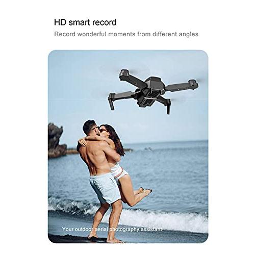 E88 Pro 4Kドローン大人・子供・初心者向けデュアルカメラ搭載、Wifi FPV折り畳み式ドローンビジュアルポジショニング、高さ保持RCクアッドコプター、オート Ultra E88 Pro 4Kドローン大人 子供 初心者向けデュアルカメラ搭載 Wifi FPV折り畳み式ドローンビジュアルポジショニング 高さ保持RCクアッドコプター