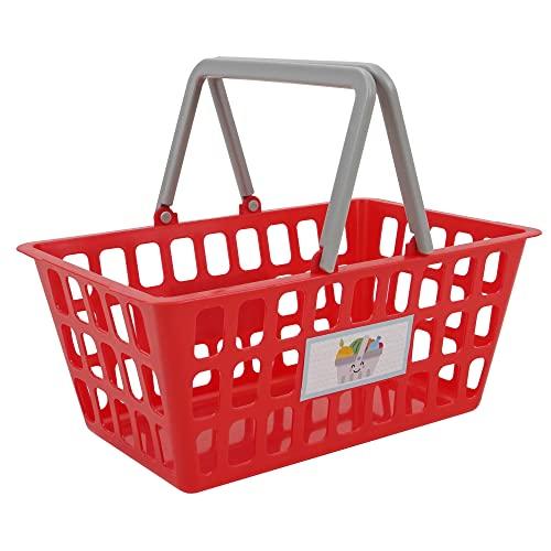 509 Crew 2-in-1 Red Shopping Cart-Kids Pretend Play， Converting Shopping Cart&Basket，年齢3歳以上 (T791002) Shopping in Crew Red Cart Kids Pretend Play， Converting Cart&Basket，年齢3歳以上 T791002