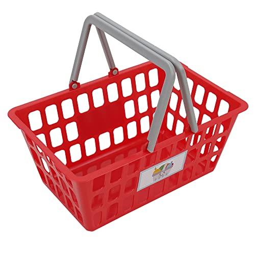 509 Crew 2-in-1 Red Shopping Cart-Kids Pretend Play， Converting Shopping Cart&Basket，年齢3歳以上 (T791002) Shopping in Crew Red Cart Kids Pretend Play， Converting Cart&Basket，年齢3歳以上 T791002