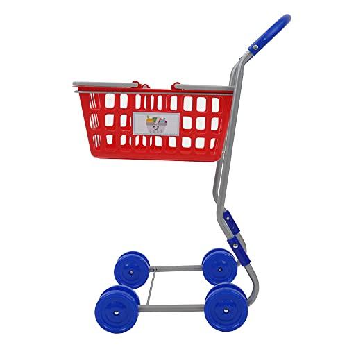 509 Crew 2-in-1 Red Shopping Cart-Kids Pretend Play， Converting Shopping Cart&Basket，年齢3歳以上 (T791002) Shopping in Crew Red Cart Kids Pretend Play， Converting Cart&Basket，年齢3歳以上 T791002