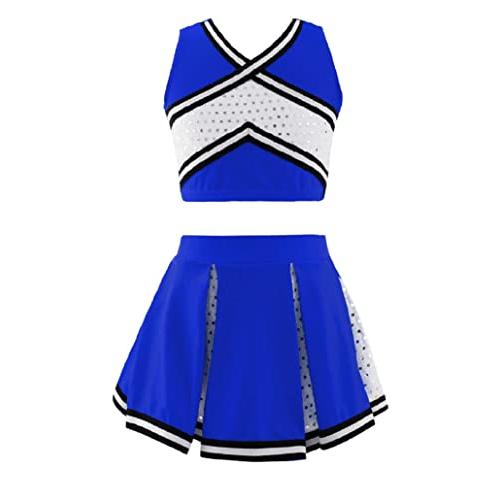 WinChang Kids Girls Cheerleading Dance Costume Suitハロウィンコスプレファンシードレスアップ