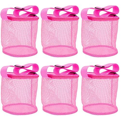 ibasenice Bath Toys 6 pcs Cylindrical Pool Nets Large Holder Collect