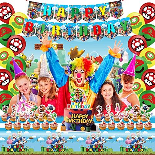 Mario Birthday Party Supplies Birthday Decorationsパーティーの装飾