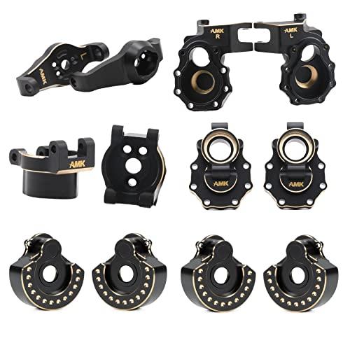 真鍮カウンターウエイト軸ハウジングTRX4ポータルアクスルハウジング1/10 RCクローラー用TRX6 TRX4ブロンコディフェンダーアップグレード (B 6-in-1真鍮カウ 真鍮カウンターウエイト軸ハウジングTRX4ポータルアクスルハウジング1/10 RCクローラー用TRX6 TRX4ブロンコディフェンダーアップグレード in TRX6 TRX Bronco Defender