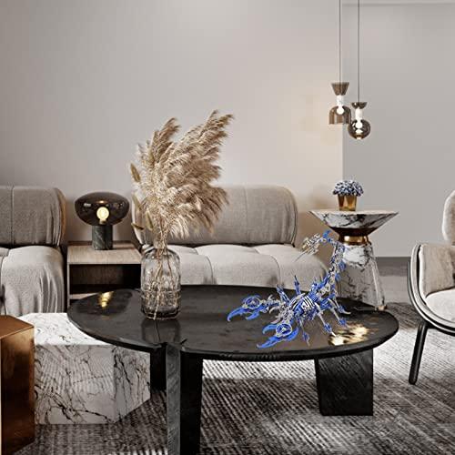 Metalkitor Scorpion三次元メタルパズルキット大人のティーン向け-454個-組み立てまで-4時間-贈り物や装飾に最適 (青) Metalkitor Scorpion三次元メタルパズルキット大人のティーン向け 454個 組み立てまで 4時間 贈り物や装飾に最適 青