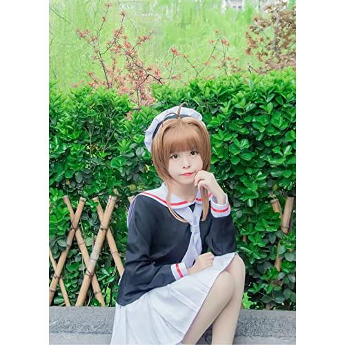 JEQHOZカードキャプターさくらコスプレサクラ制服女子ピンクドレススーツハロウィン服 JEQHOZカードキャプターさくらコスプレサクラ制服女子ピンクドレススーツハロウィン服